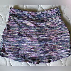 Girls athletic skirt, multicolor